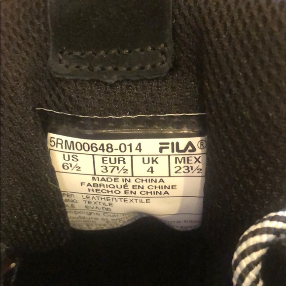 black zebra lace filas - Picture 4 of 8